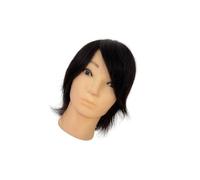 Zanthicia Real Hair Mannequin Head for Dyeing Perming and Curling Practice Full and Natural Manequin Wigs