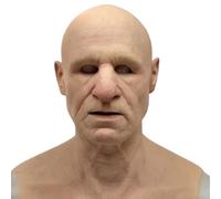 Zanthicia Realistic Old Man Mask For Halloween Party Comfortable And Breathable Latex Realistic Grandpa Masks Halloween Ends Mask, 1