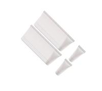 Zanthicia Refillable Cosmetic Container With Screw Caps Empty Bottles Hand Cream Essential For Travel And Skin Care Items Empty Refillable Glossy Vials Sample Bottle Tube, white, 5ml