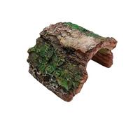 Zanthicia Reptile Hideout Basking Cave Habitat Designed To Cater To Various Reptiles And Fish Scaling Up Aquarium Space Reptile Hideout Basking Cave Habitat, Green, Style A