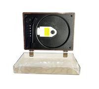 Zanthicia Retro Cd Player With Bluetooth Connectivity For Vintage Music Lovers Cd Player Bluetooth ABS Portable, Walnut color