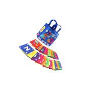 Zanthicia Reusable Soft Flash Cards Educational Kids Fun Tool Enhances Learning Experience And Develops Thinking Skills Through Playful Interaction Soft Flash Cards With Cloth Storage Bag Washable