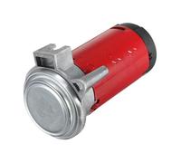 Zanthicia Robust Horn Air Pump 12V Compressor Mini Dynamics High Decibel Performance For Automotive Enthusiasts Automotive Electrical Equipment Replacement Truck, Red, Length 11.75cm
