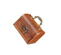 Zanthicia Rustic Vintage Storage Container Wooden Treasure Chest,Yellow