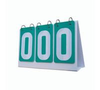 Zanthicia Scorekeeper Table Tennis Volleyball Baseball Sports Scoreboard Indoor Team Games Manual Score Cards Allows To Be Read Anywhere On Field Or Court. Flip Scoreboard Can, green, 27x16cm
