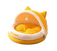 Zanthicia Semi Enclosed Cat Bed Cave House Stylish Enhanced Warmth Cats And Dogs Seeking Cozy Relaxation And Keeps Bed Firmly In Place Cat Cave House For Indoor Cats Padded Cushion