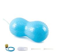 Zanthicia Sensi Peanut Ball Durable Kids Exercise Ball Pump Anti Burst Ensuring Secure Playtime With Environmentally Responsible PVC Peanut For Kids Bosu Pump, blue