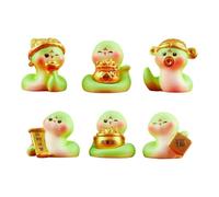 Zanthicia Small Sculpture Chinese Figurine Transforms Ordinary Spaces Into Extraordinary Displays Through for Creative Artistry Snake Statue Tabletop Ornament New Year Car Decor