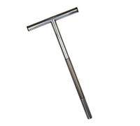 Zanthicia Soil Sampler Probe Manual T-Style Rust-proof Golf Field Sampling Turf Drill Bit Background Maintenance Tool Gardening
