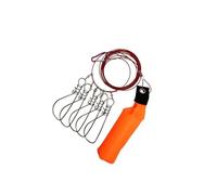 Zanthicia Stainless Steel Fishing Stringer With High Strength Lock Float Outdoor Fish Storage Solutions Float Can Effectively Prevent Fish Swimming To Bottom Of Rocks.Bright Color Enhances Vi
