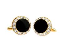 Zanthicia Stunning Charming Cufflinks Gift Unique Round Men Cufflinks Elegant Wedding Party Accessory For Friends Stunning Cufflink Blanks Mens Gifts