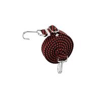 Zanthicia Sturdy Bungee Cord With Hooks Flat Adjustable Straps For Cargo Tents And Moving Items Securely Luggage Bungie Tarpaulin Tent Boat Trolley Trucks Tarps, Red, 1m