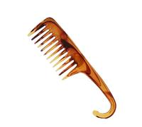 Zanthicia Styling Hair Comb Modelling Supply Barbershop Tools Double-sided Hairdressing Instrument Wide Tooth Barber's Trimmer, Curved Handle