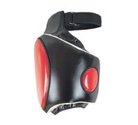 Zanthicia Taekwondo Sparring Gear Thigh Body Protective High Strength Foam Offers Optimal For Coaches And Sparring Partners Thigh Sports Protector Pad Guards Kick Pad, Black and red, Left