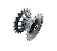 Zanthicia Tank Wheel Connector Made For DIY Enthusiasts Seeking Smooth With Professional Robot Chassis Motor Connectors Smart Car Kits RC Tank Drive Wheel Spare Part