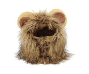 Zanthicia Transform Pet Into Mighty Lion With Cat Valentine Victorious Costume And Wig For Holiday Gatherings Smooth To Lion Mane For Cat Black Party Festival Dress Up, Brown, M