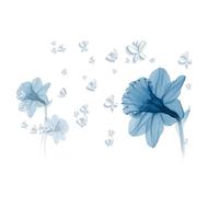 Zanthicia Transform Walls Adhesive and Non-damaging Wall Stickers Adhesive Non-damaging to Walls Flowers Wall Sticker Warm