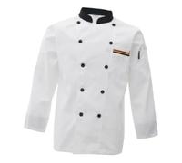 Zanthicia Unisex Executive Coat Stylish Long Sleeves Breathable Functions Fabric For Restaurant Hotel Uniform Unisex Double Breasted Jacket/cook Hotel Uniform Restaurant Waiter