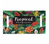 Zanthicia Universal Golf Cart Seat Blanket Breathable,Tropical background