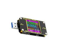 Zanthicia USB Tester with USB Voltmeter Capabilities Offers Versatile Measurement Equipped with 44 Inch Display and High Current Support 3.0 Voltmeter and Current Tester Multimeter