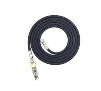 Zanthicia Versatile Airbrush Hose Adapter Standard 8 M 9 ft Airbrush Kit Easy and Convenient Professional Nylon, Black, 1.8m Length
