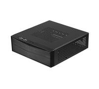 Zanthicia Versatile Black Gaming Case Desktop Chassis With Efficient Power Solutions And Compact For Streamlined Setup Home Theater Metal Full Aluminum Power, M05, 19x20.5x6cm