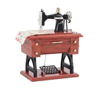 Zanthicia Vintage Mini Sewing Machine Ornament European Mechanical Treadle Desk Birthday Gift Home Decor Ornament Home Decor Birthday Gift Decoration Toy