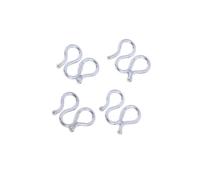 Zanthicia W M Jewelry Clasp Hooks for Buckle 925 Sterling Silver Connectors Necklace Bracelets Link Clasp Reliable Choice Jewelry Making Findings Connectors Pure Silver Soft And Not Easy Broken.