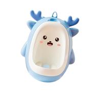 Zanthicia Wall Mounted Potty Urinal for Boys Unique Frog Easy Removable Features Encouraging Fun and Practicing Good Habits Standing Potty Urinal Boys Accessory, Blue, 29.8x23.8x14.8cm