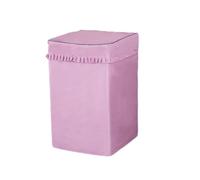 Zanthicia Washing Machine Cover Automatic Washer Dust Proof Protector Home Hotel Dorm Bathroom Washroom Toilet Guard Cloth Accessories, Pink, M