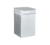 Zanthicia Washing Machine Cover Automatic Washer Dust Proof Protector Home Hotel Dorm Bathroom Washroom Toilet Guard Cloth Accessories, Silver, L