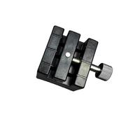 Zanthicia Watch Strap Fixing Clamp Professional Watchmaking Support Easy To Operate Tool For Effective Strap Repairs Portable Watch Band Holder Block For Watchmaker, Black, 4.1cm