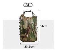 Zanthicia Waterproof Dry Bag Small for Kayaking Lightweight Portable Adventure Seekers Protects Gear Which is Very Convenient to Carry Drifting Shoulder Bucket Bag Rafting Carry, 3L