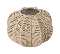 Zanthicia Whimsical Kitchen Dining Room Cafe Light Cover Enhancing Woven Lampshade Celebrates Cozy Gatherings At Home Paper Rope Boho Handwoven Lampshade Light Fixture, Brown, S