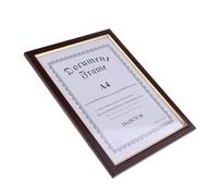 Zanthicia Wooden Display Frame Holder Made Natural Wood Framing Favorite Photos And Certificates Wood Floating Float Frame Poster Wall Decor Fingerprints Diploma Certificate Photo Artwork Picture