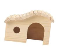 Zanthicia Wooden Hamster Hideout Maze Serves As Secure Place For Dwarf Hamsters Ensuring Feel Comfortable While Playing Syrian Hamster Rat Mouse Guinea Pig