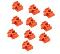 Zanthicia Wooden Train Track Accessories For Building Games Support Imaginative Learning And Family Interaction Track Connector Builder Set Connector For Wooden Train Set, Orange