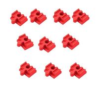 Zanthicia Wooden Train Track Accessories For Building Games Support Imaginative Learning And Family Interaction Track Connector Builder Set Connector For Wooden Train Set, Red