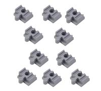 Zanthicia Wooden Train Track Accessories For Building Games Support Imaginative Learning And Family Interaction Track Connector Builder Set Connector For Wooden Train Set, Gray