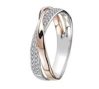 Zanthicia X-shaped Ring Fingers-wear Women Supplies Simple Design Popular Exquisite Smooth No Burrs Birthday Gift Alloy Rings, Type 18