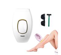 Zantra IPL Home Laser Device Permanent Mini Laser Hair Remover with 500,000 Flashes | 5 Energy Levels for Body, Face, and Bikini Area | Portable & Lightweight for Men and Women