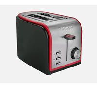 Zanussi Red Stainless Steel 2 Slice Toaster UK Plug