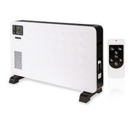 Zanussi 2300W/2.3KW Electric Convector Heater Freestanding Radiator in White, 3 Adjustable Heat Settings & 24hr Timer, Digital Display & Remote Contr