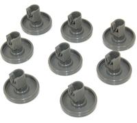Zanussi Dishwasher Lower Basket Wheel Pack of 8 – Genuine Part 50286965004