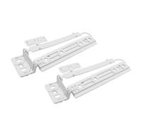 Zanussi Fridge Freezer Door Plastic Mounting Slide Bracket Fixing Kit (Pack of 2)