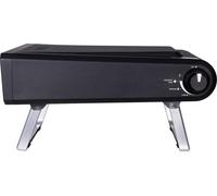 Zanussi ZGPO1PC Gas Powered Pizza Oven with Paddle and Carry Bag in Black