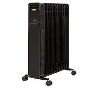 Zanussi Oil Filled Radiator 2300W 11 Fin Remote 24h Timer Thermostat Black