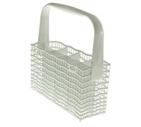 Zanussi White Plastic Cutlery Basket - Dishwasher Compatible - DA, DE, DT, DW, DF, DW, ZD, ZT Models - 23cm L x 8.5cm W x 13cm H