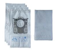 Zanussi ZAN4100IW ZANEQ10 Equipt Fabric Vacuum Cleaner Bags & Filter E200B