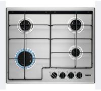 Zanussi ZGNN642X Built in 60cm 4 Burner Gas Hob - Stainless Steel NEW